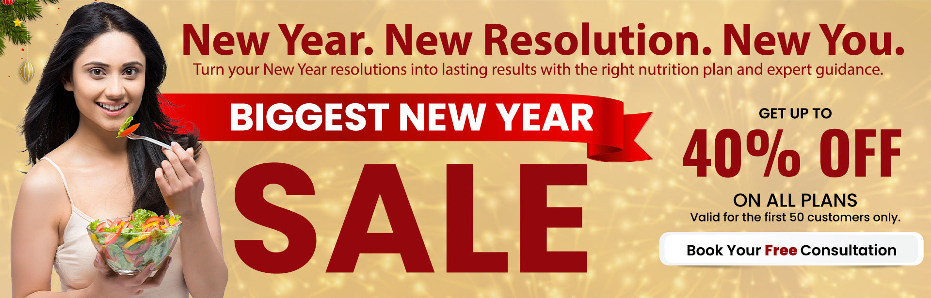 New year , New Resolution, New you- Banner