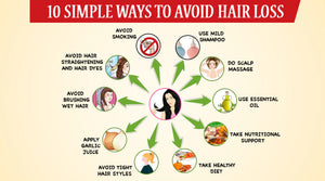 10 SIMPLE WAYS TO AVOID HAIR LOSS