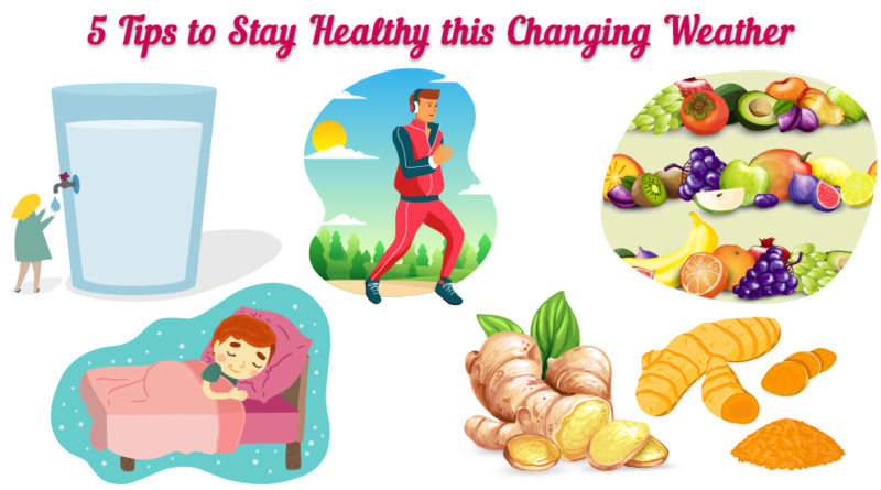 5 TIPS TO STAY HEALTHY THIS CHANGING WEATHER