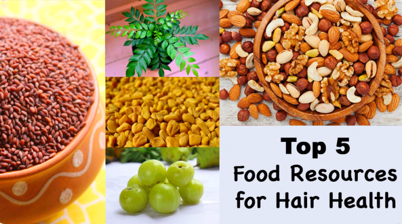 TOP 5 FOOD RESOURCES FOR HAIR HEALTH