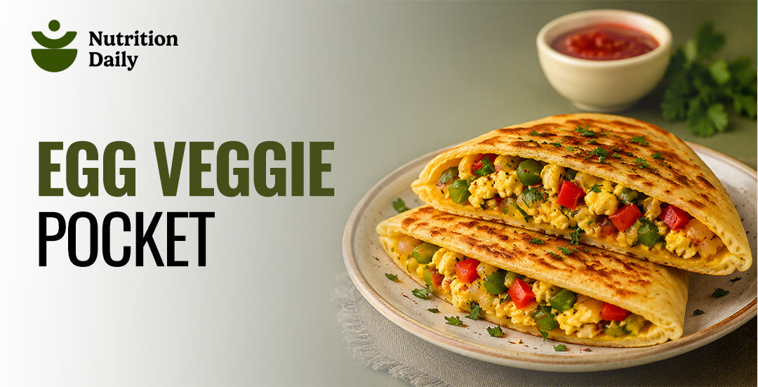 Egg Veggie pocket