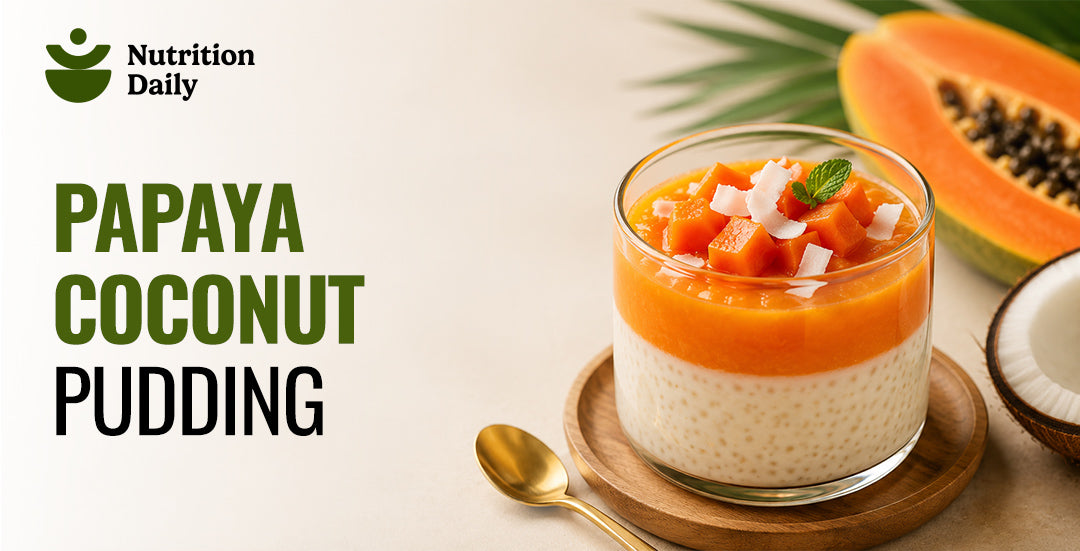Papaya Coconut Pudding