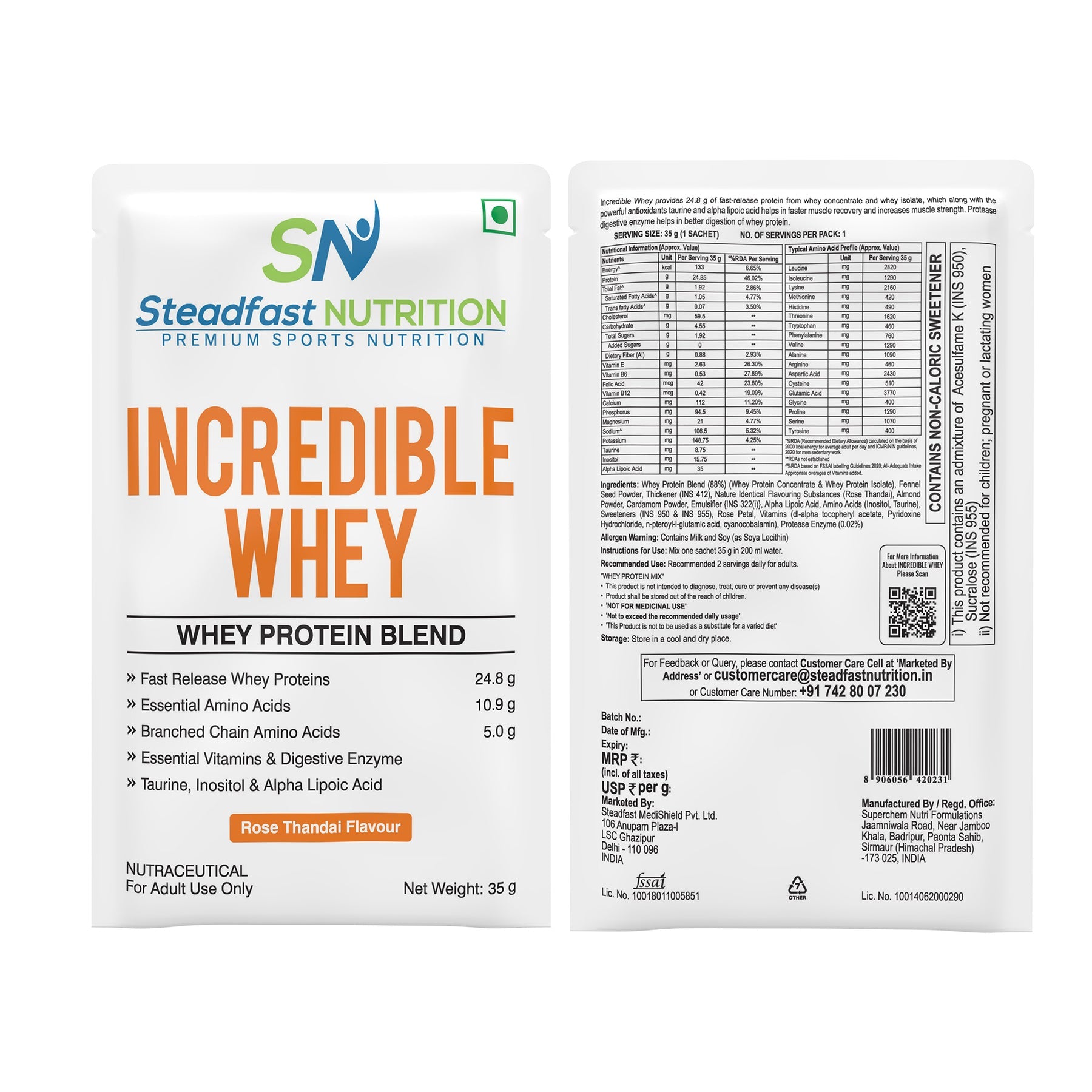 INCREDIBLE WHEY