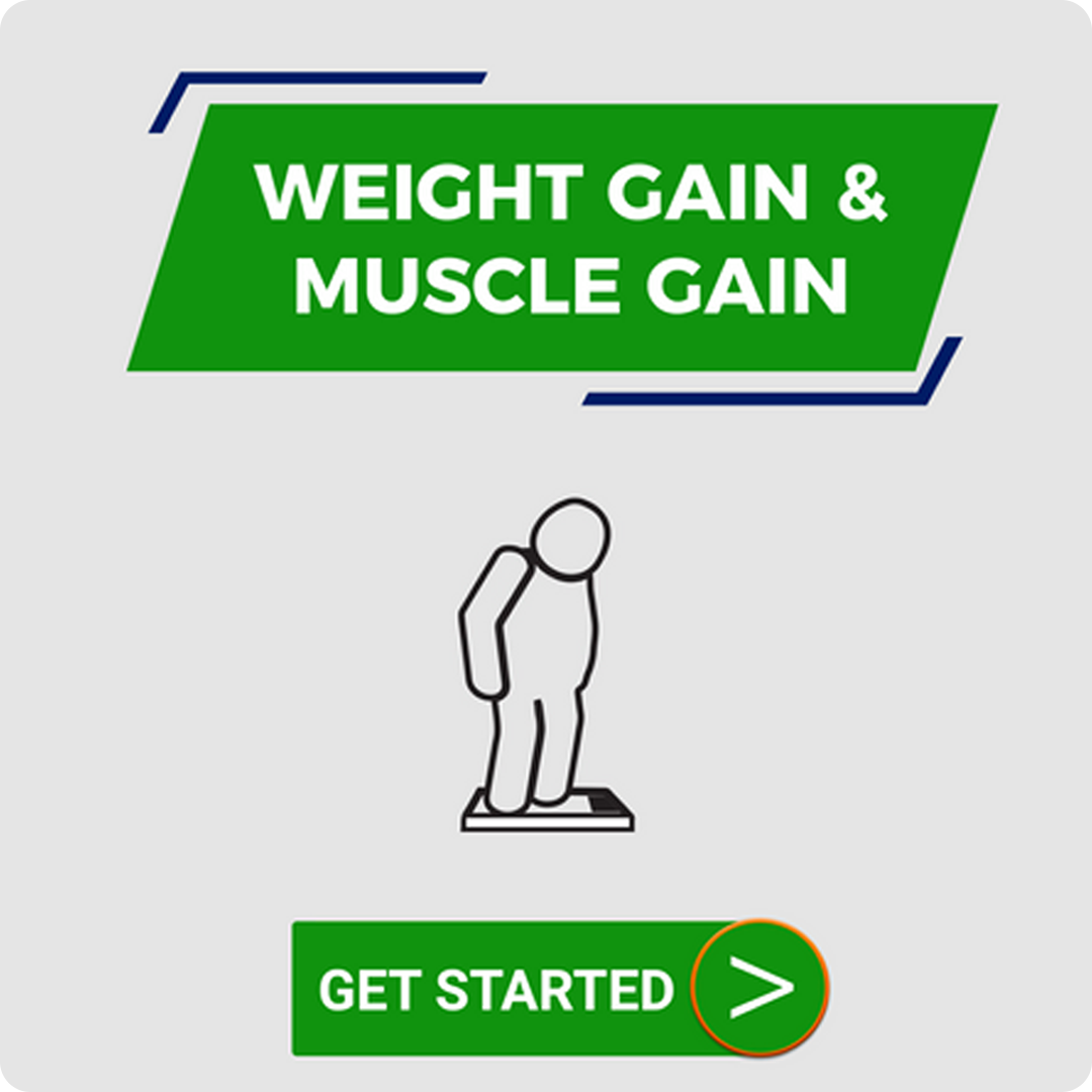 WEIGHT GAIN &amp; MUSCLE GAIN PLAN