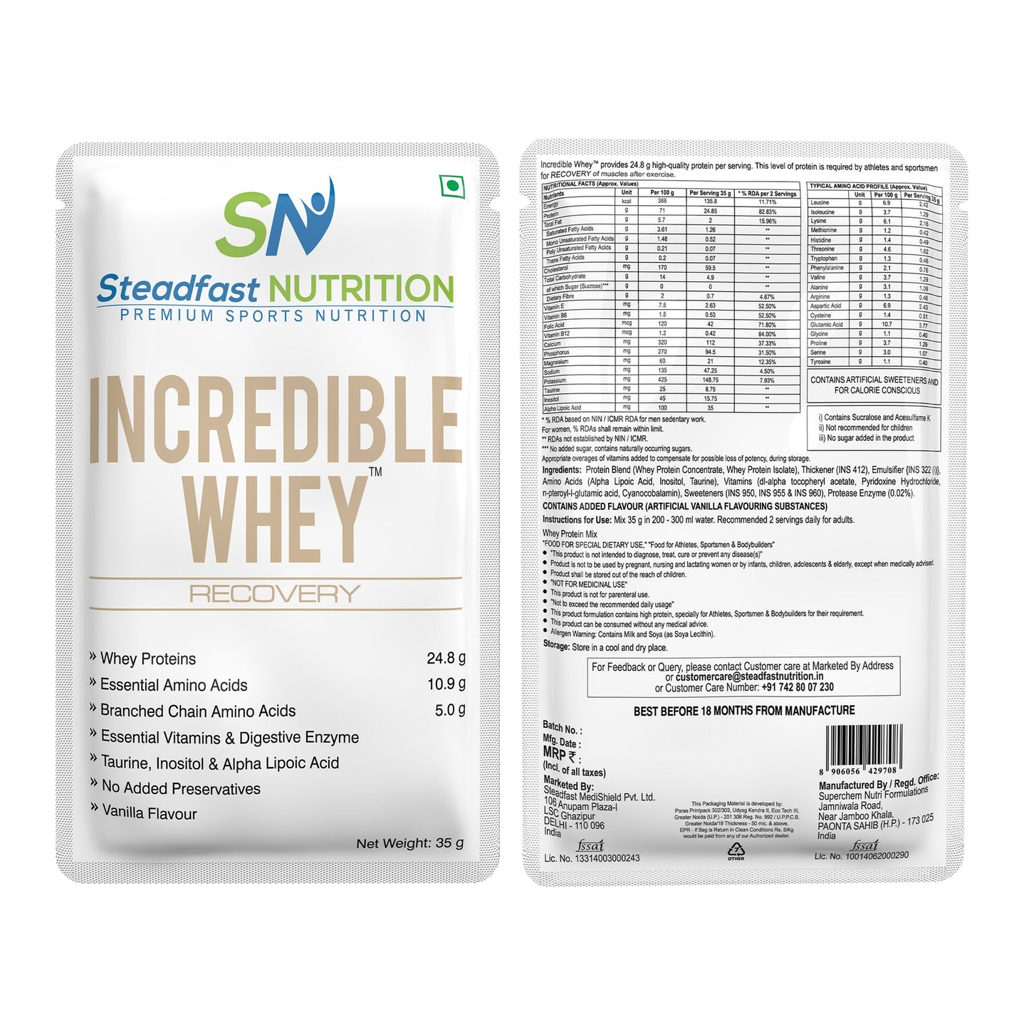 INCREDIBLE WHEY